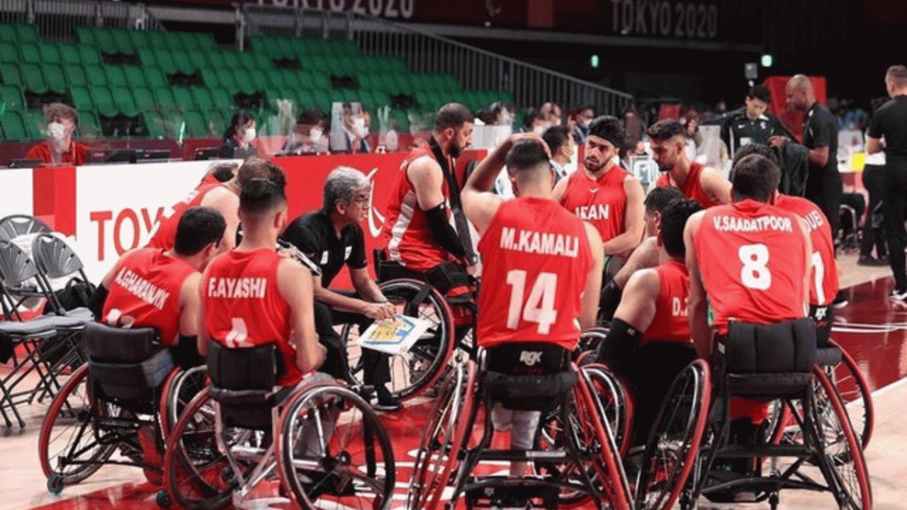 تیم ملی بسکتبال با ویلچر ایران مقابل استرالیا شکست خورد