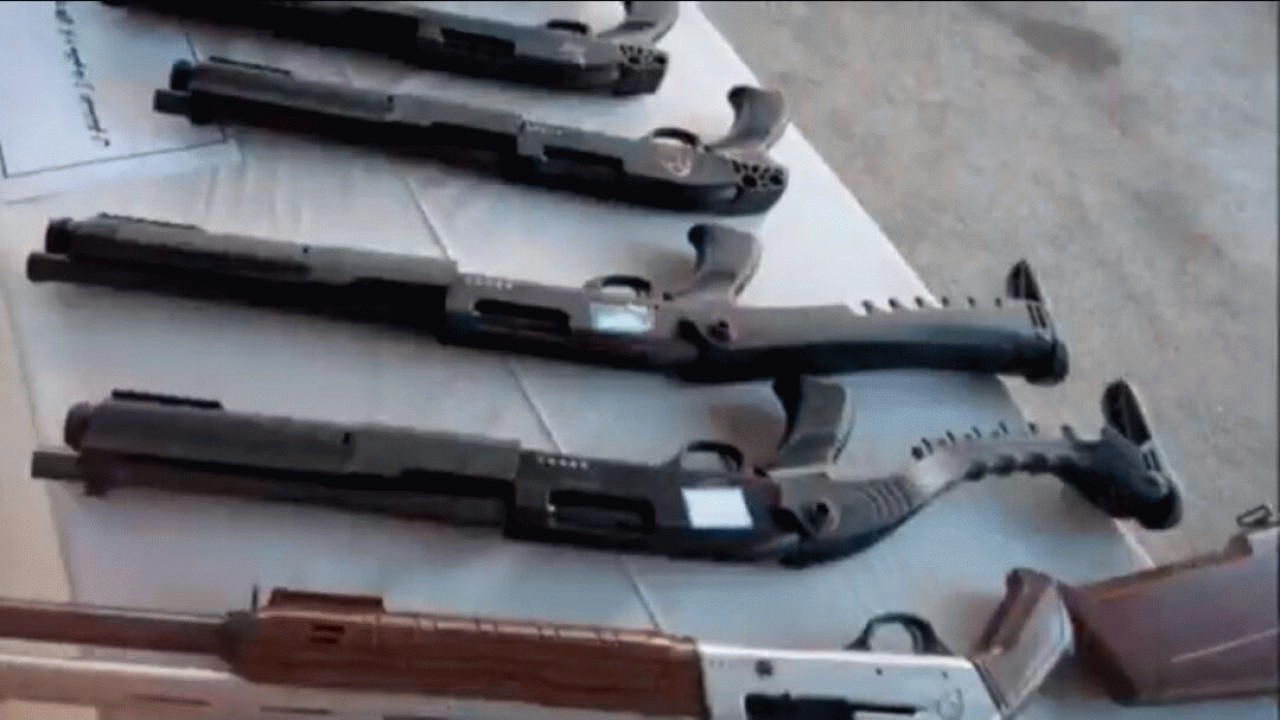 سلاح های مرگباری که از آشوبگران در مازندران کشف شد
