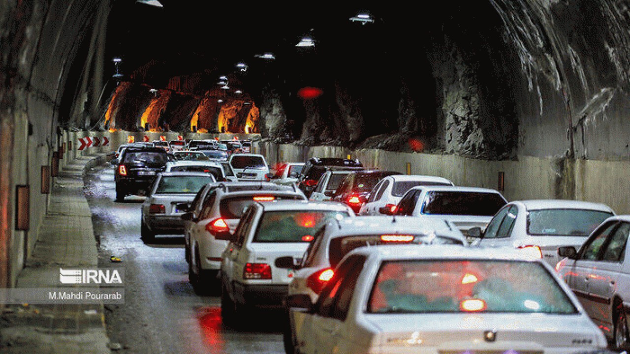 ترافیک سنگین در جاده های ورودی مازندران