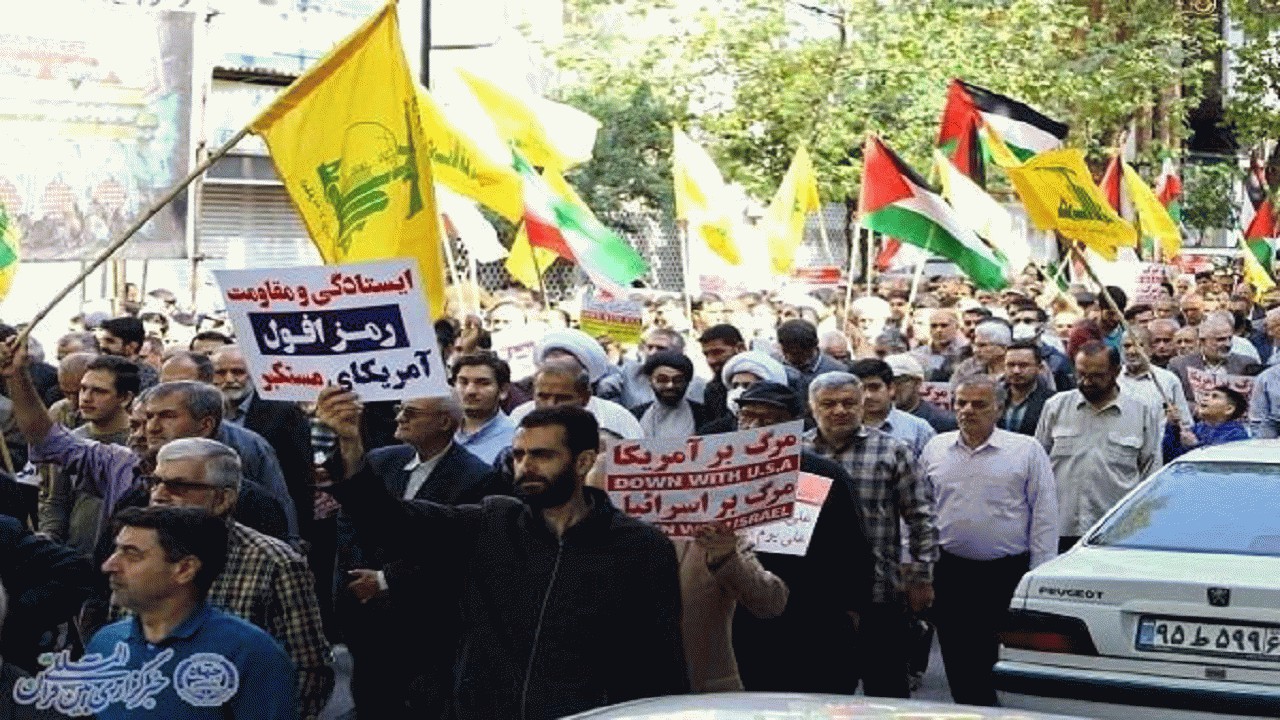 تجمع مردم مازندران در محکومیت جنایات صهیونیست‌ها