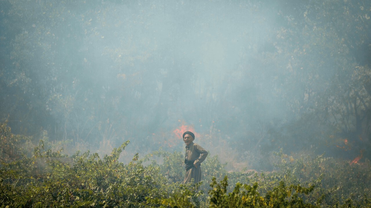 افزایش پتانسیل آتش سوزی در مراتع و جنگل‌های مازندران