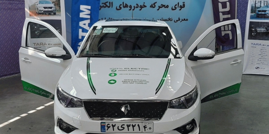 رونمایی از خودروی برقی تمام ایرانی